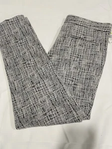 Amanda + Chelsea Comfort Waist Ivry/blk Size 4 - Picture 1 of 10