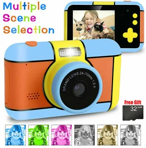 1080P HD Kids Children Digital Camera Video Recorder Auto Focus + 32GB TF Card - Picture 1 of 12