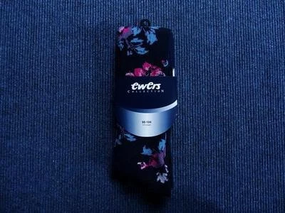 EWERS MÄDCHEN STRUMPFHOSE navy *ROSEN * Gr.92/98 - 110/116 - Bild 1 von 2