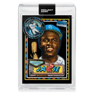 2020 TOPPS PROJECT 2020 #114 JACKIE ROBINSON - BY EFDOT - Picture 1 of 2