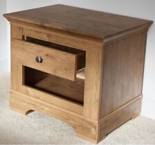 Bedroom Wiltshire Side Bed Drawer Lamp Table In Oak ,  New