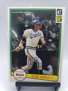 1982 Donruss Clint Hurdle On Card Autograph #516 - Picture 1 of 3
