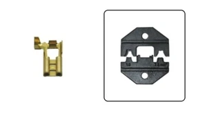 Tool Crimp Insert for Crimp Tool TF PLUS Flag Flat Plug 6.3mm/OB2.5P - Picture 1 of 1