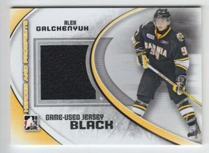 2011-12 ITG HP HEROES PROSPECTS ALEX GALCHENYUK CAMISETA JUEGO USADA NEGRA Sting - Imagen 1 de 1
