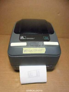 Zebra GK420T Label Printer DT/TT 104mm Network USB 320,762 INCH / DOESN'T CALIBR - Afbeelding 1 van 4