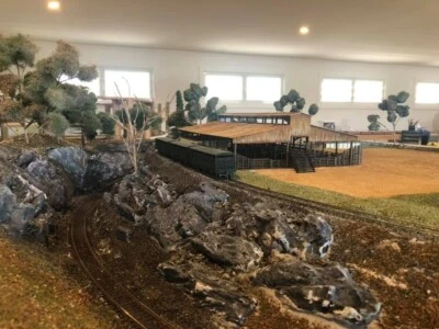 Ho 1/87 Scale Cattle auction sale yards with office, laser cut timber building k - Image 1 of 4