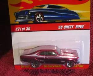 HOTWHEELS 68 CHEVY NOVA SERIES 3 CLASSICS PURPLE - Picture 1 of 5
