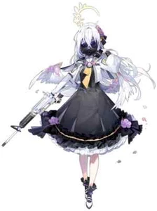 Azusa Blue Archive Anime Weatherproof Sticker 6" Car Decal - Picture 1 of 1