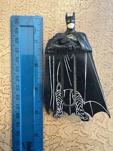 Vintage 1992 Applause Batman Bookmark Figural Page Marker Clip Figure Cape 4" - Picture 1 of 2