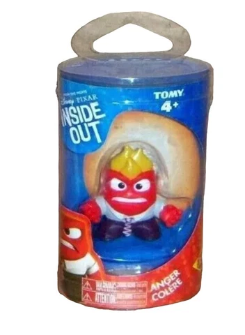 Disney Pixar INSIDE OUT 2" Mini Figure - ANGER - Tomy / 4+ Cover
