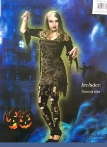 Cemetery Halloween Zombie Ghost Gothic Vampire Horror Scary Dead Costume - Picture 1 of 2