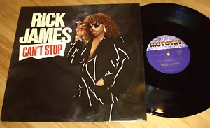 RICK JAMES *OZ Press 12" MAXI SINGLE ' CAN'T STOP ' 1985 VGC+ - Picture 1 of 2