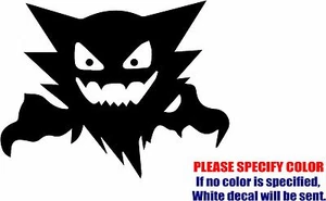 "Calcomanía Haunter Pokemon #3 pegatina JDM vinilo divertido coche ventana parachoques camión 7" - Imagen 1 de 3