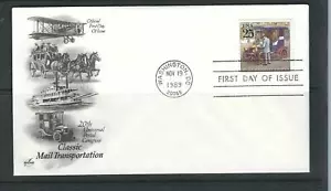 US SC # 2437 Depot-Hack Type Automobile FDC. Artcraft Cachet - Picture 1 of 1