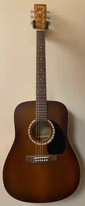 MA6 Art & Lutherie Canada Cedar Antique Burst Acoustic Guitar USED Right Handed - Picture 1 of 8