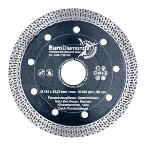 Diamant Trennscheibe GRANIT SUPERCUT, Fliesentrennscheibe, 125 mm - Bild 1 von 7