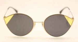 Fendi FF0341/S 2F7/IR Sonnenbrille goldfarbenes Gestell/graue Gläser 60 mm (#608) - Bild 1 von 7
