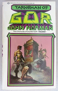 SIGNED JOHN NORMAN & BORIS VALLEJO~TARNSMAN OF GOR~BALLANTINE BOOKS~1976~UNREAD - Picture 1 of 8