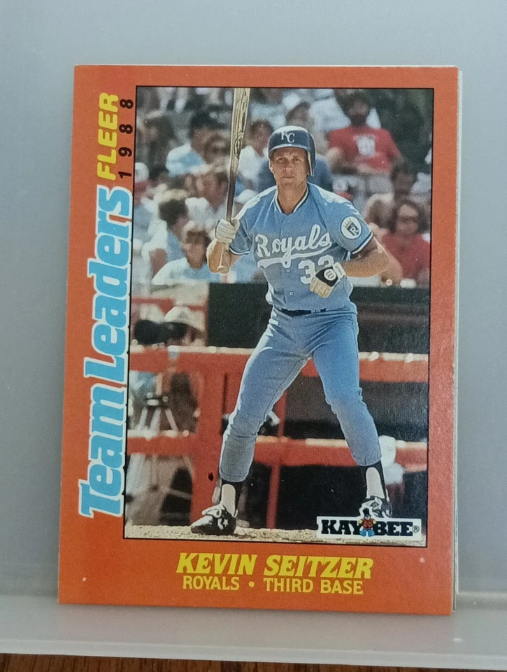 1988 Fleer Kay Bee Toys Team Leaders - Kevin Seitzer #36 - Image 1 of 1
