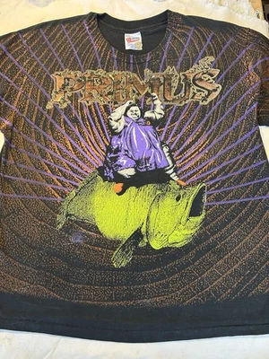 Camisa Primus Vintage Pork Soda Winterland 1993 Doble Cara Puntada Única XL Foto 1 de 4