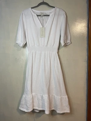 NWT J joie gauzy cotton dress size XL milkmaid peasant tradwife cottagecore - Image 1 of 4