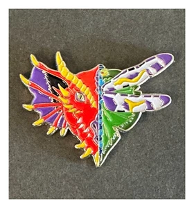 TnT Geocoins Promotional & Personal Geocoin Featuring a Dragon & Dragonfly - Picture 1 of 3