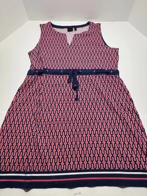 VESTIDO RAFAELLA MUJER TALLA XLP MULTICOLOR FLORAL SIN MANGAS LÍNEA A VERANO Foto 1 de 4