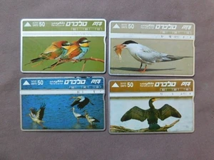 Series 4 Cards Used Israel - BIRDS - Picture 1 of 2