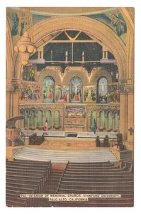 Palo Alto CA Stanford Memorial Church Color Postcard - Picture 1 of 2