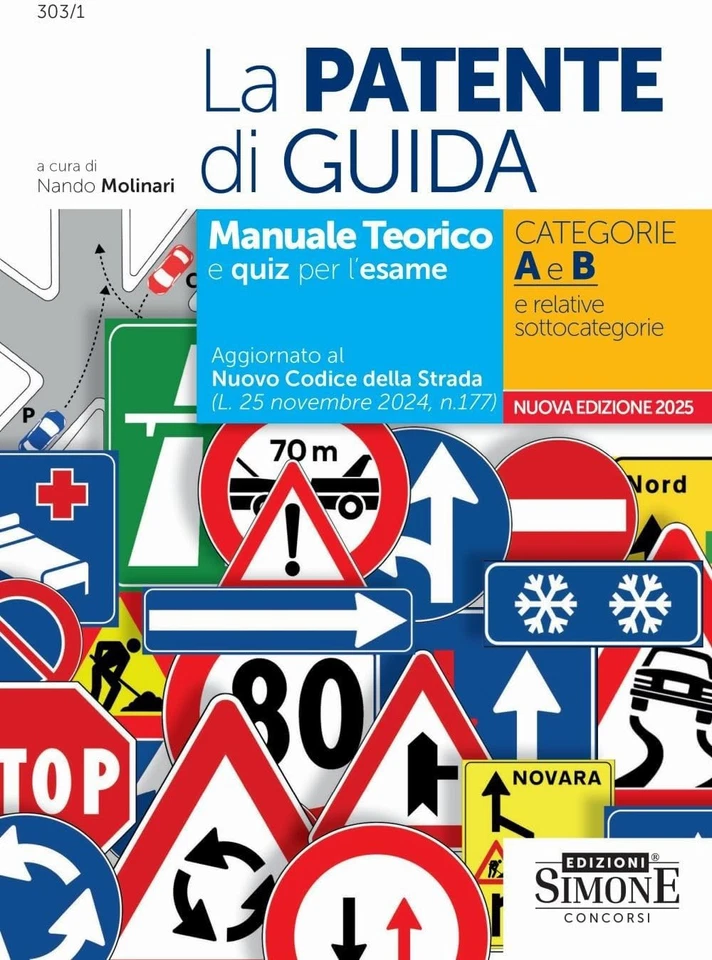La Patente di Guida Manuale Teorico e Quiz per l'Esame Categorie A e B  - Immagine 1 di 1