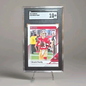 Brock Purdy 2024 Donruss #150 SGC 10 GEM MINT Graded 49ers Card - Picture 1 of 2