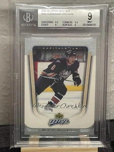 Alexander Ovechkin 2005-06 Upper Deck MVP BGS9 #394 Rookie RC 900 NHL Goals GOAT - Bild 1 von 2