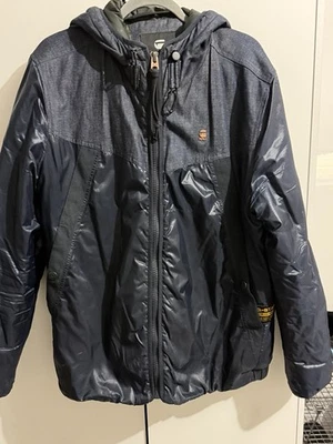 Chaqueta Ripstop Acolchada G-Star RAW Para Hombre Azul Mazarino Setcale $80, XL Foto 1 de 4