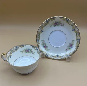 Taza y platillo Noritake Carmela vintage - Imagen 1 de 4