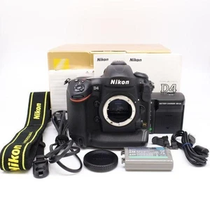 Nikon D4 Body 16189 Shots With Box Near Mint Condition Japan - Picture 1 of 9