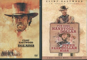 Für eine Hand voll Dollar 1+2 Box + Pale Rider (DVD) Clint Eastwood - Imagen 1 de 2