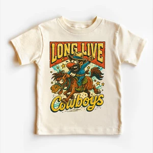 Long Live Cowboys Rodeo Country Western Shirt - Western Tee - MU98 - Picture 1 of 9