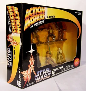 STAR WARS Action Master Die Cast Figure Darth Vader Chewbacca Boba Fett Han Solo - Foto 1 di 9