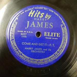 78rpm HARRY JAMES come and get it / it`s the last time i`ll fall in love - Picture 1 of 1