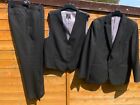 Taylor & Wright Mens three piece suit size 44R jacket 38R trousers XXL waistcoat