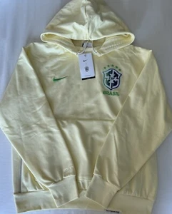 Nike Brazil National Team Stadium Pullover Calcio Felpa con Cappuccio FJ7877-744 Uomo Taglia L - Foto 1 di 8