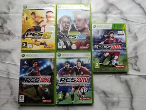 Pro Evolution Soccer Football PES Bundle 2006 2008 2009 2010 2011 For Xbox 360  - Picture 1 of 1