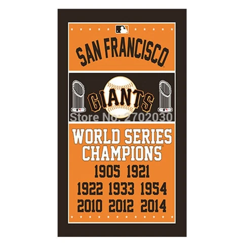 San Francisco Giants Flag 3x5ft Banner Polyester Baseball World Series giants001 Cover