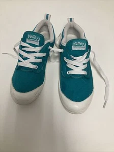 Volley International Unisex US5 UK4 Aqua Vollies VGC - Picture 1 of 24