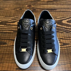 NEW Lita By Ciara Icon Low Sneakers Women's Size 36 Black White Italian Leather - Picture 1 of 5