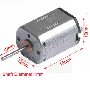 1x DC6V 15000RPM N20 Carbon Brush Motor for Toy Smart Car Robot Electronic Lock - Picture 1 of 5