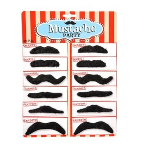 Bigotes - paquete de 12 - Imagen 1 de 1