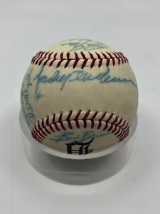 1990s Detroit Tigers Sparky Anderson Trammell Team Signed Autograph Baseball - Picture 1 of 6