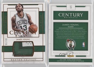 2016-17 Panini National Treasures Century Materials Bronze /25 James Young #28