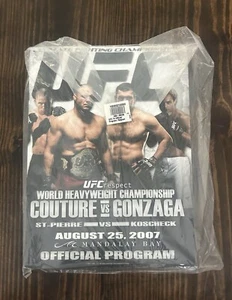 UFC 74 Official Program Randy Couture Gonzaga GSP Koscheck - Picture 1 of 2